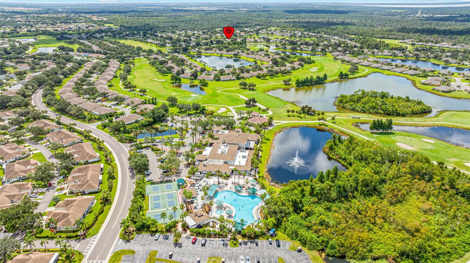 Home is just a short distance to the South Clubhouse complex