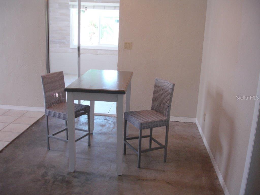 Dining area