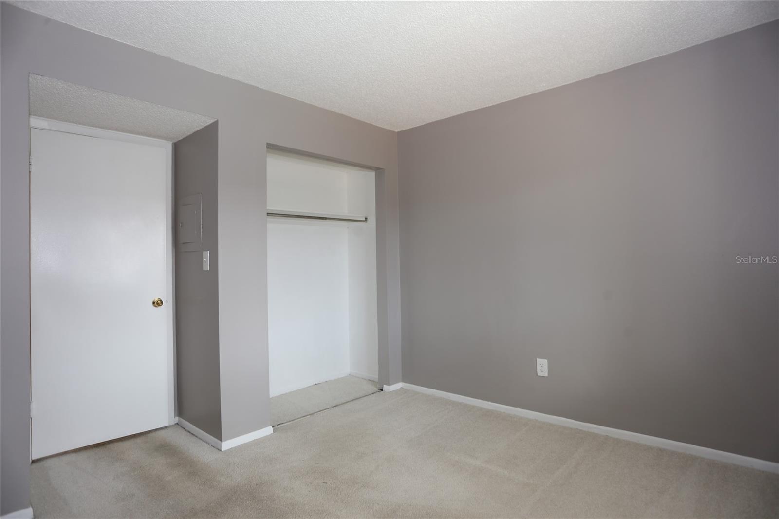 Bedroom 2 with wall closet.