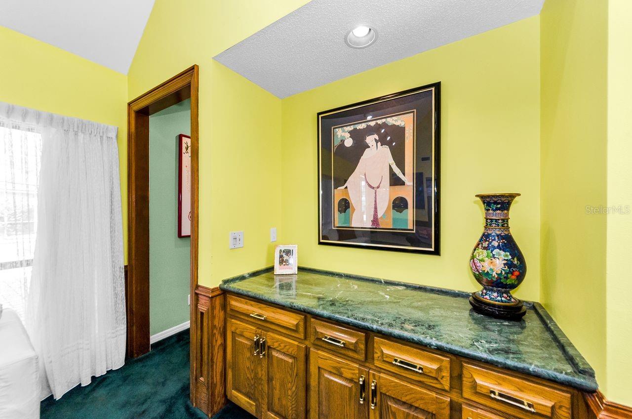 Dry Bar in Family Room