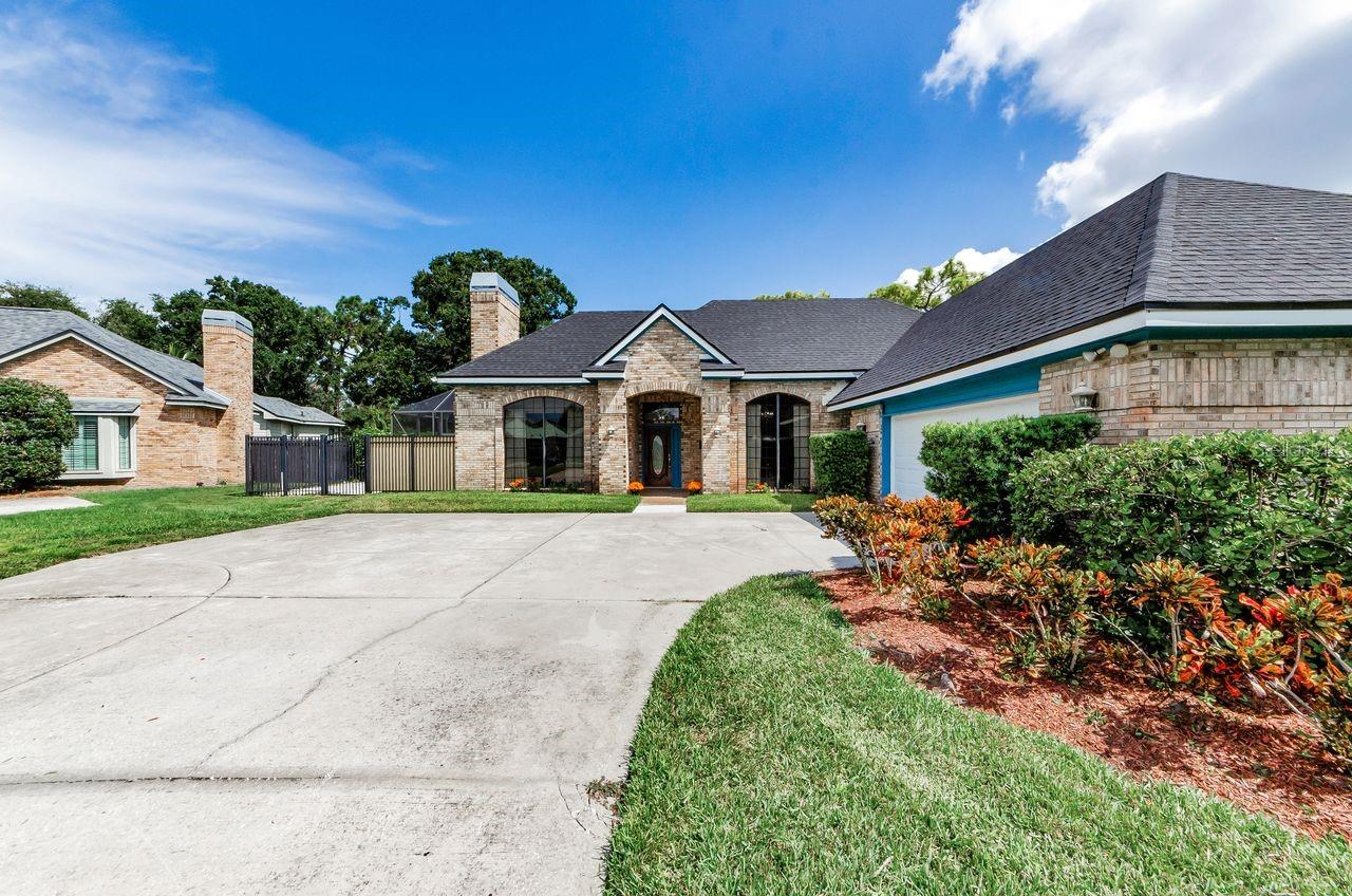 Ample parking for guests and a large 2 car garage with new epoxy flooring!