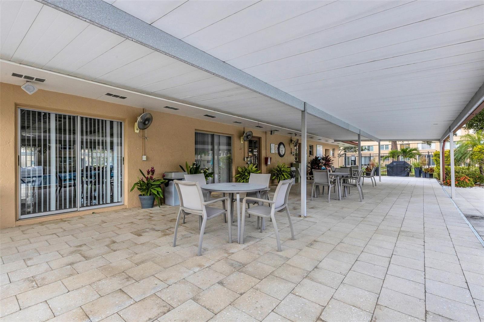 Clubhouse, grill area