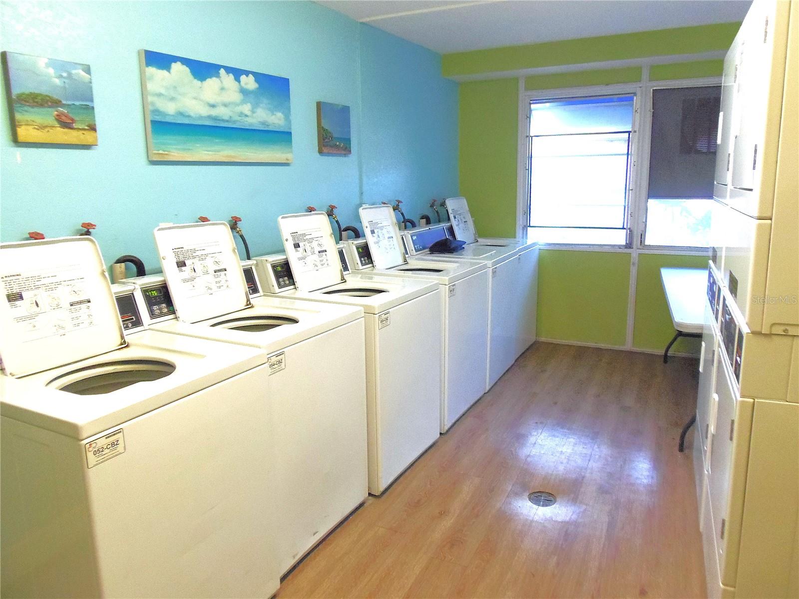 One of 2 laundry rooms