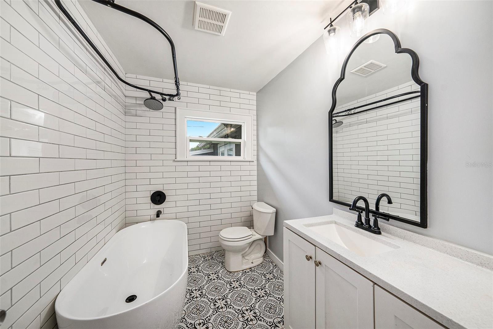 Big bathroom.
