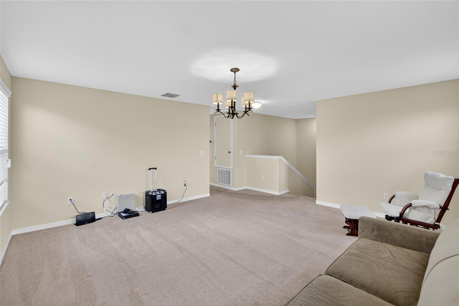 Loft facing hall