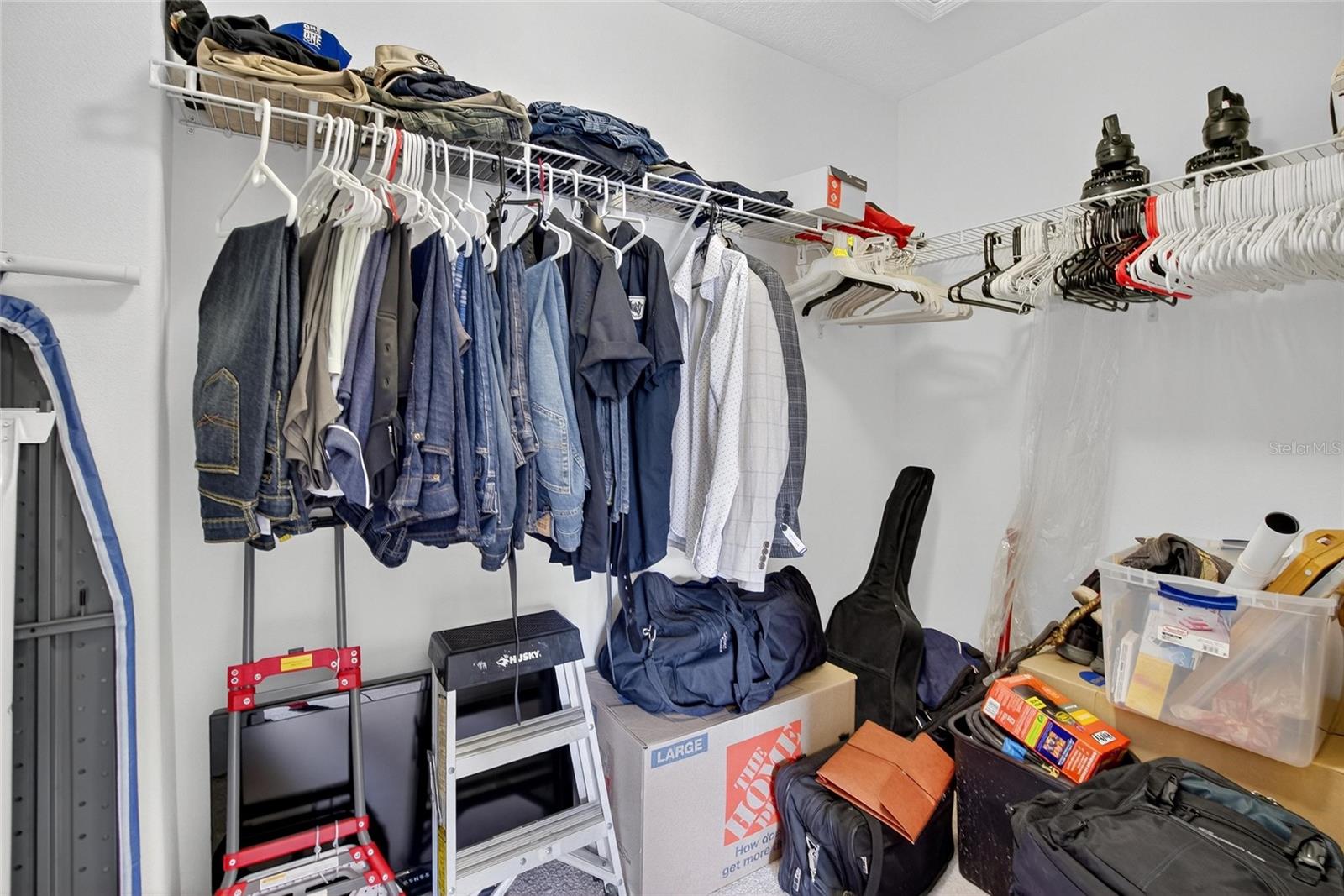 Primary walk in closet