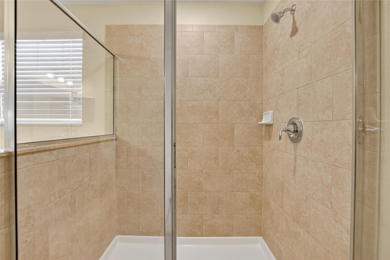 Master shower