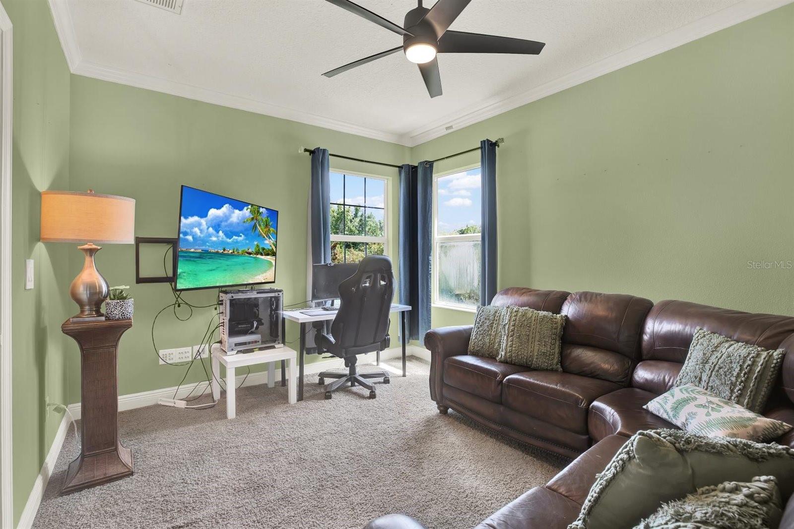 Bedroom in bonus room