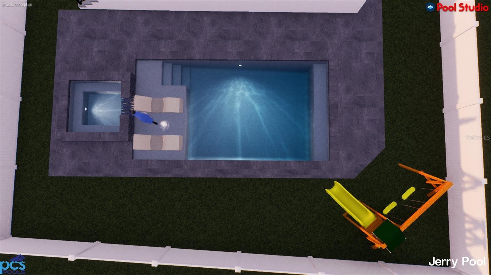 Pool rendering