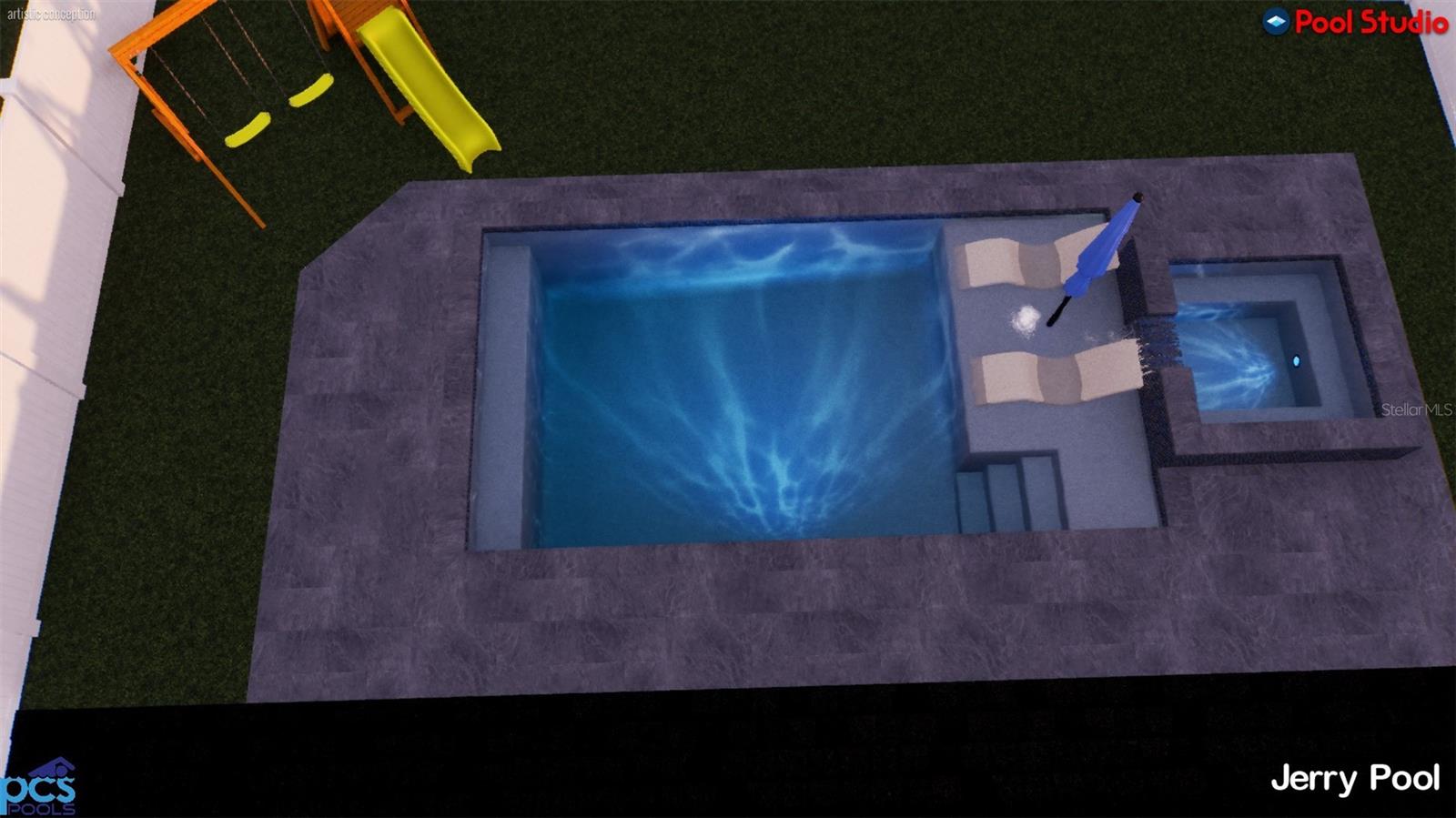 Pool rendering