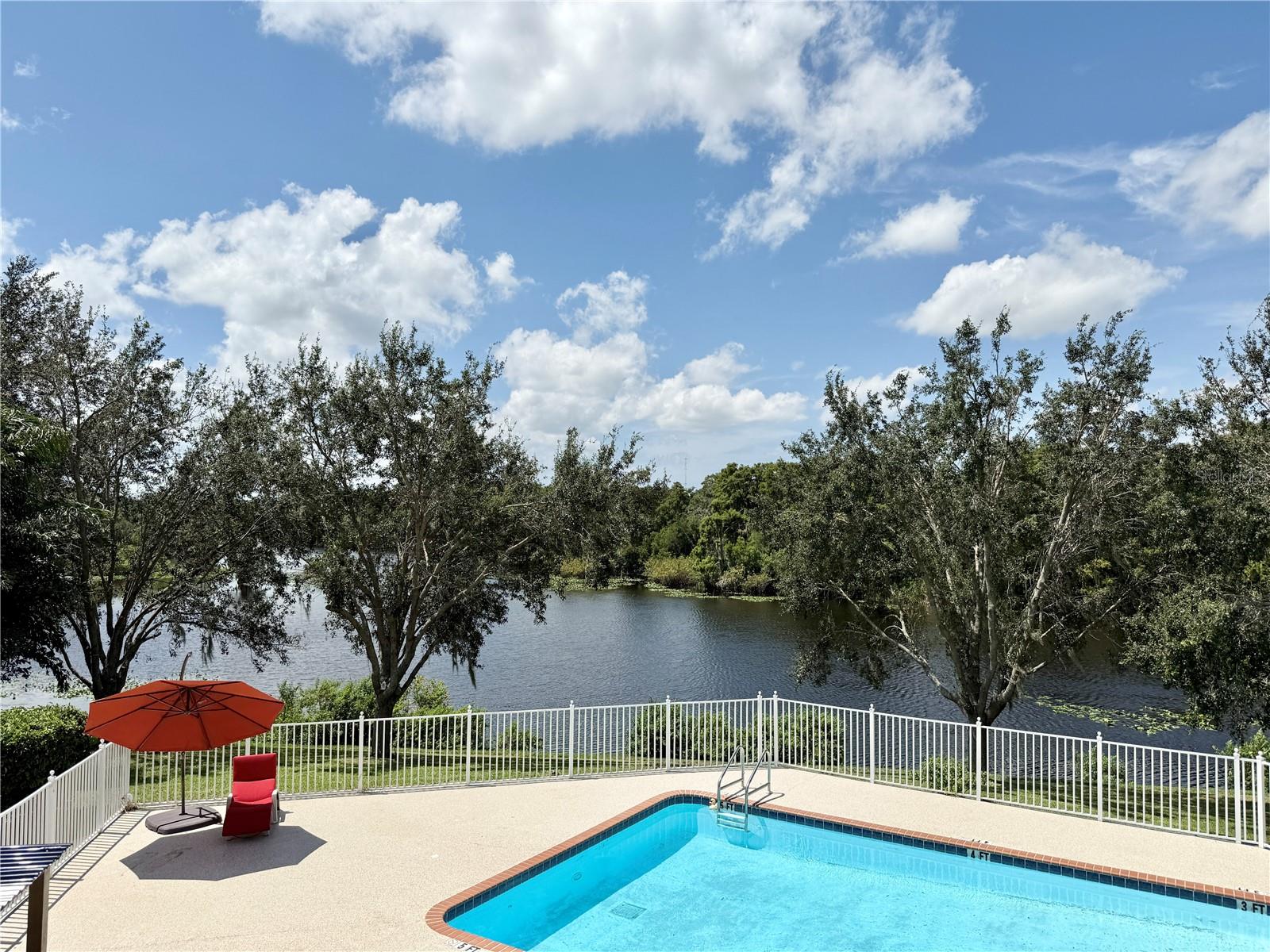 Patio Area and River View