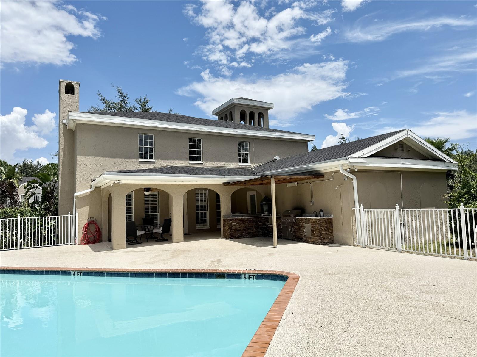 Backside View of the Home