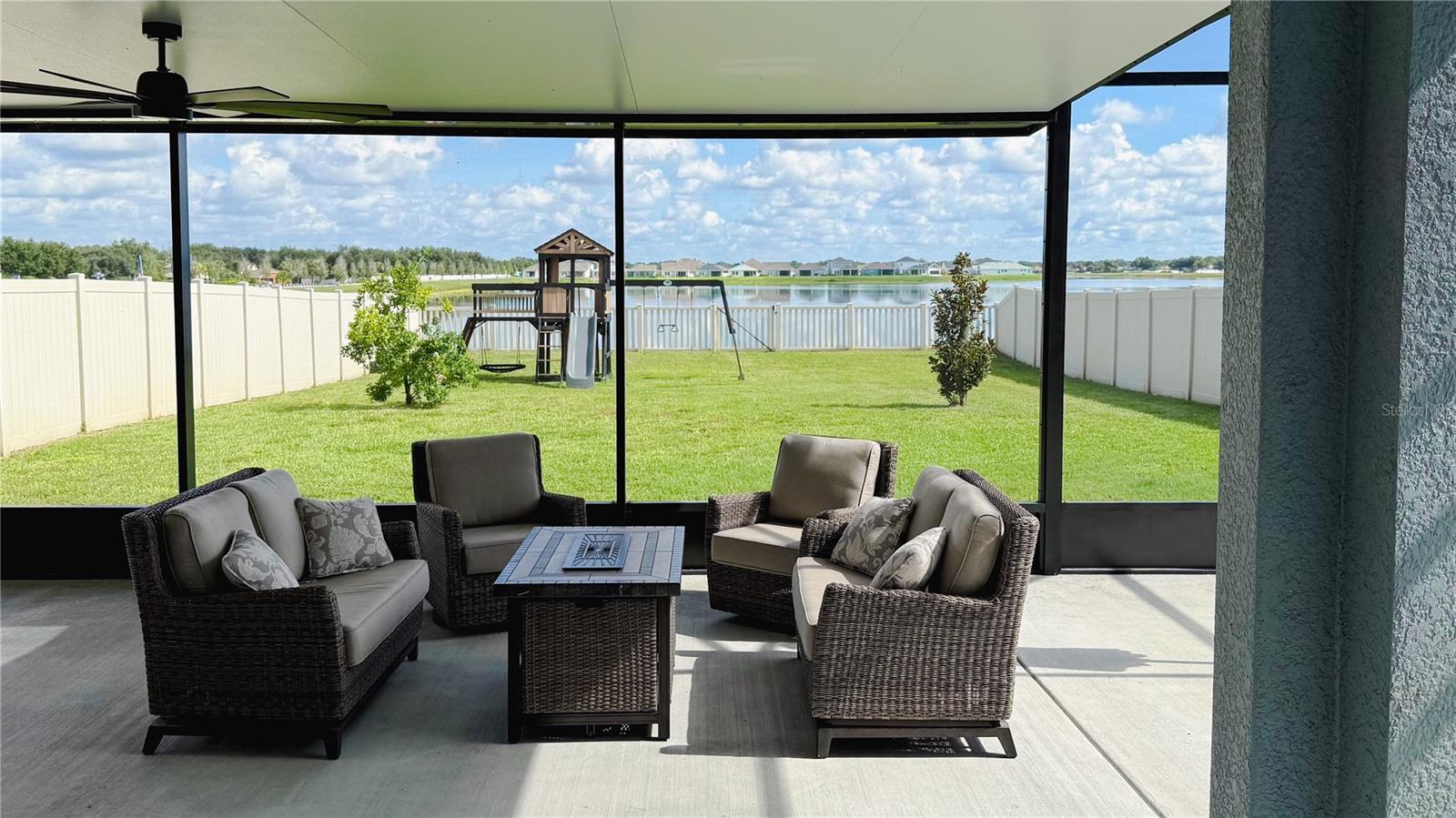 Back Patio and Yard