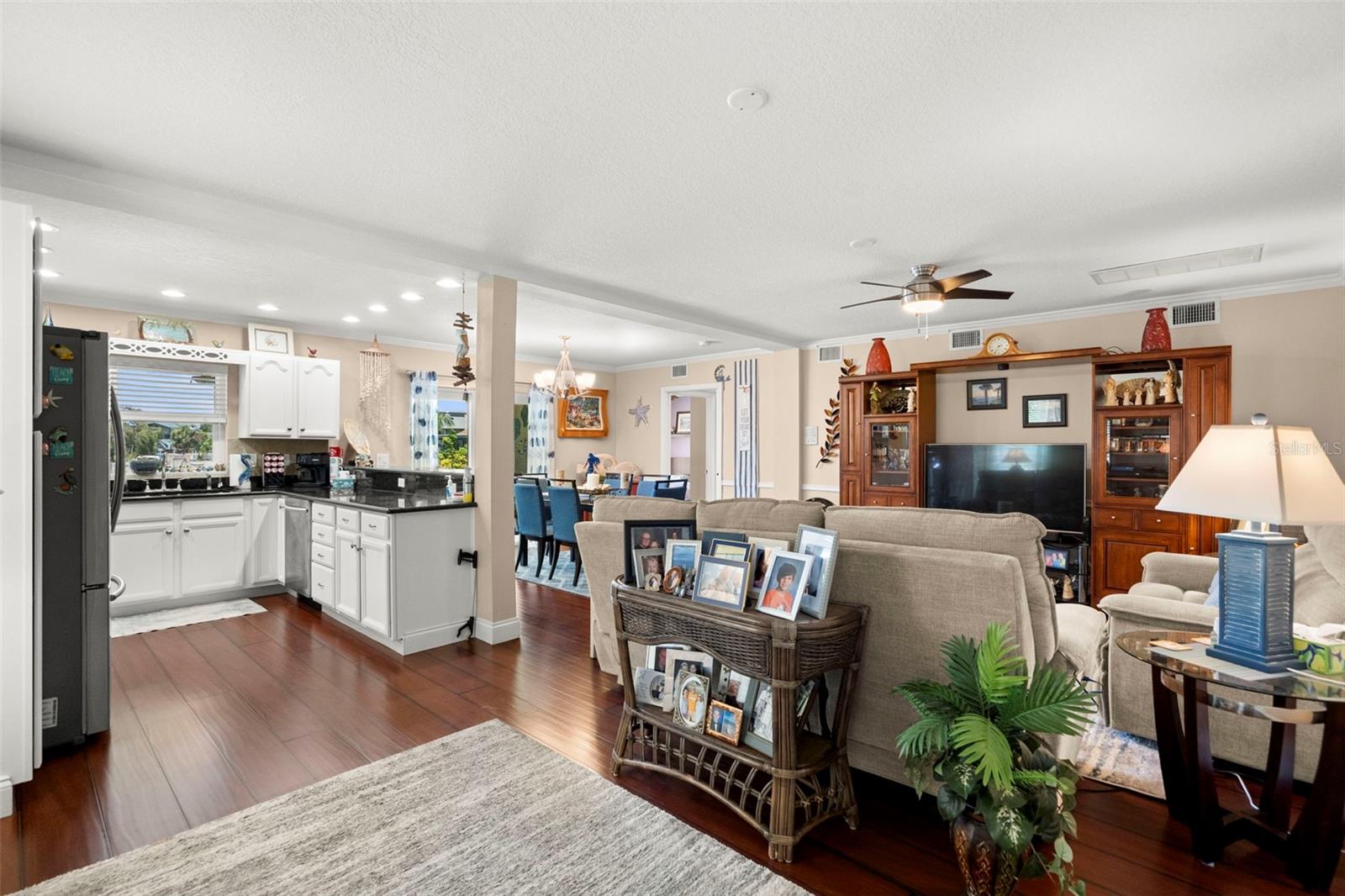 smaller living quarters lower level