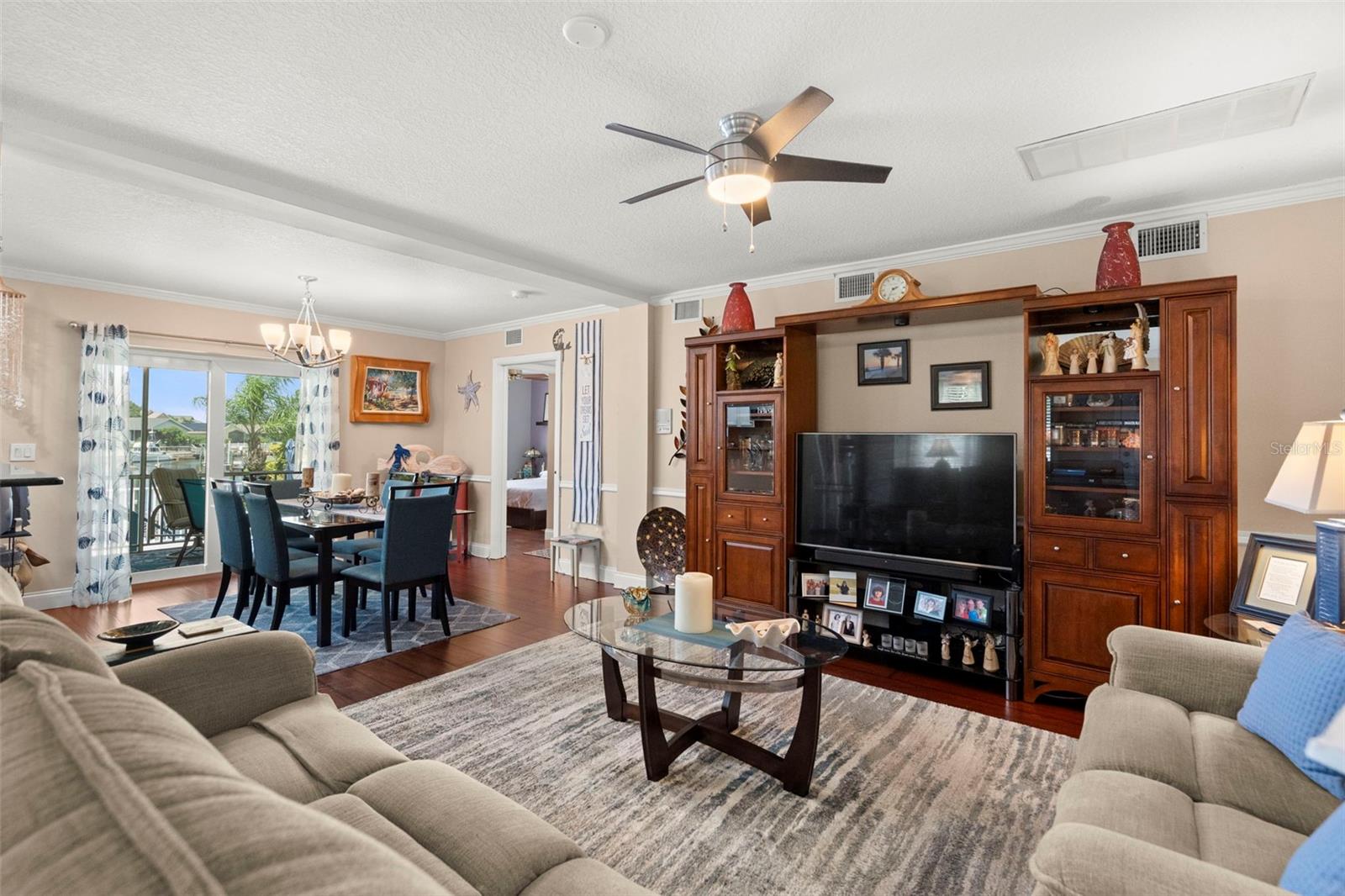family and dining space lower level