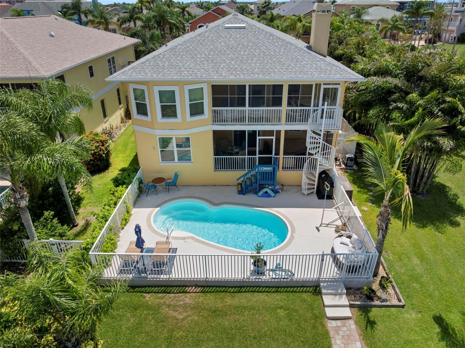 aerial view back