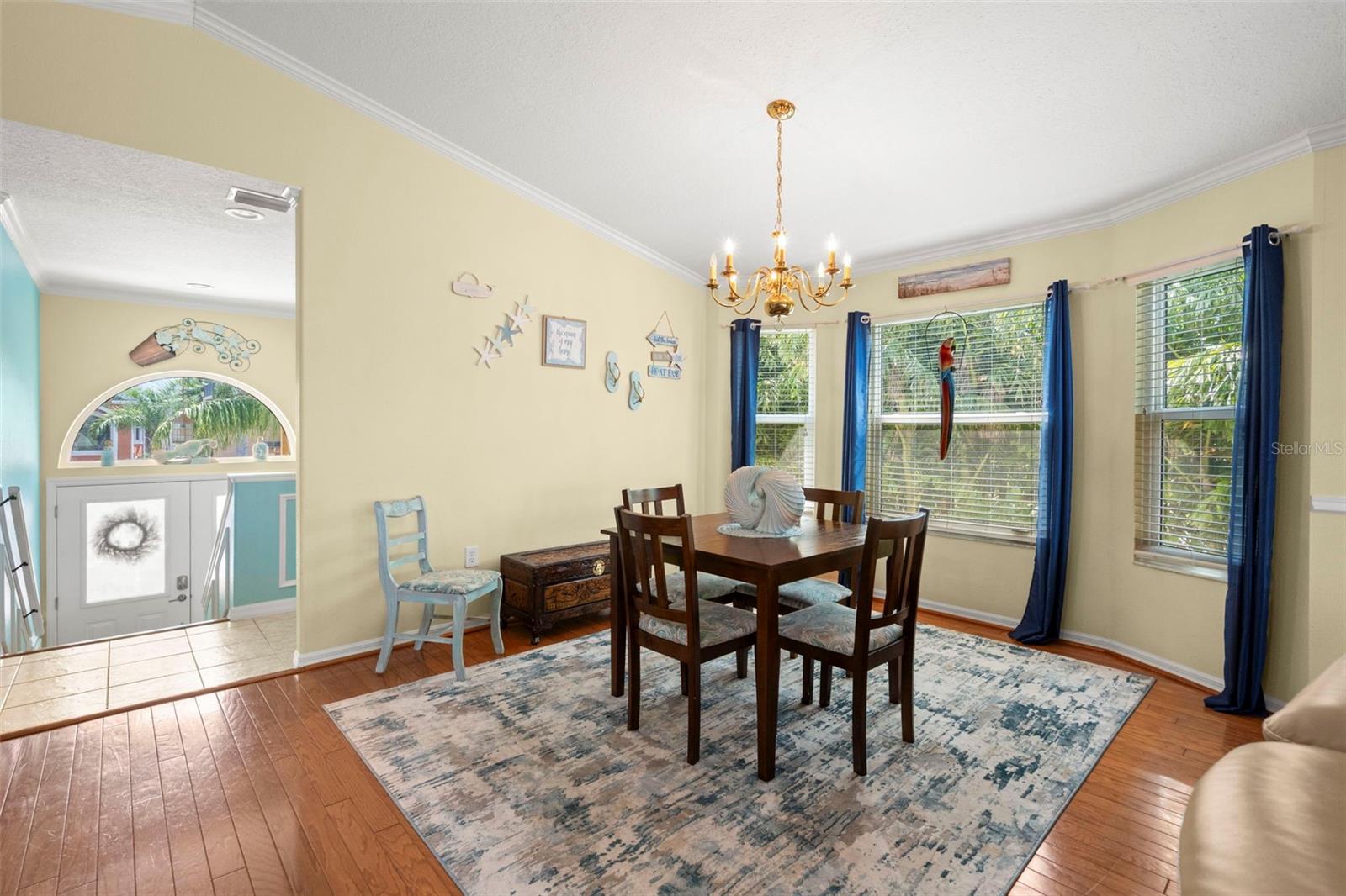 Dining space upstairs