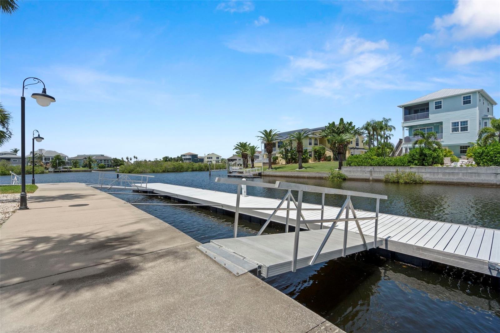 Community docks - Gulf Landing Community Center