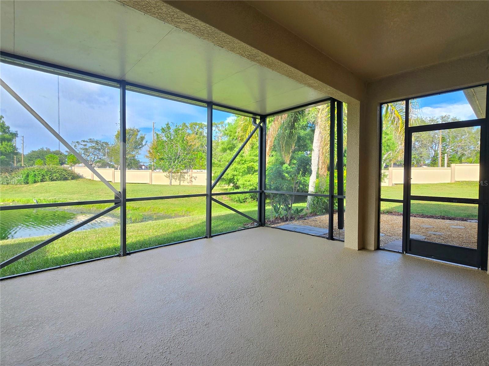 Screened porch