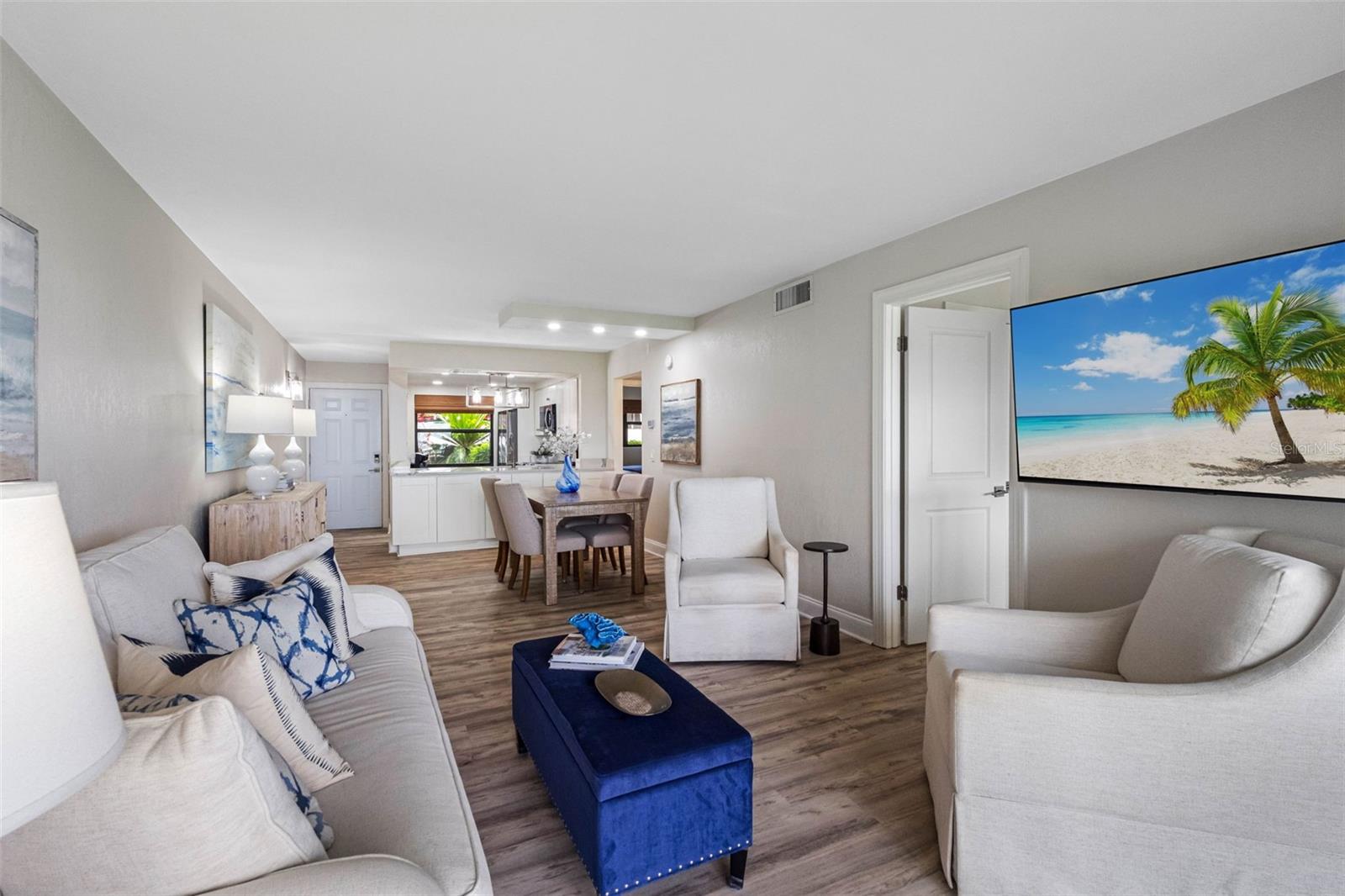 Relax in you living room with views and fresh coastal breezes!