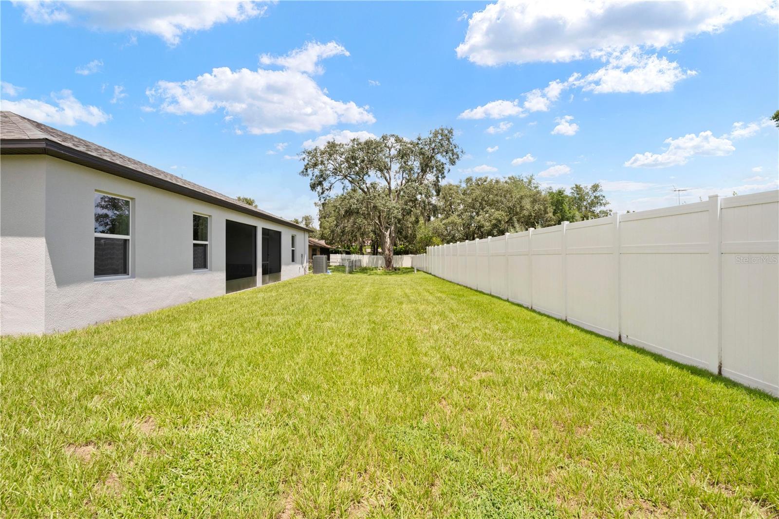 Rear yard