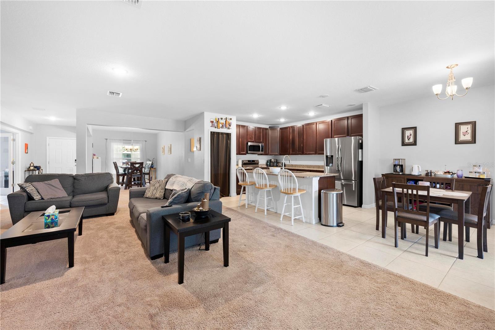 Great room/kitchen