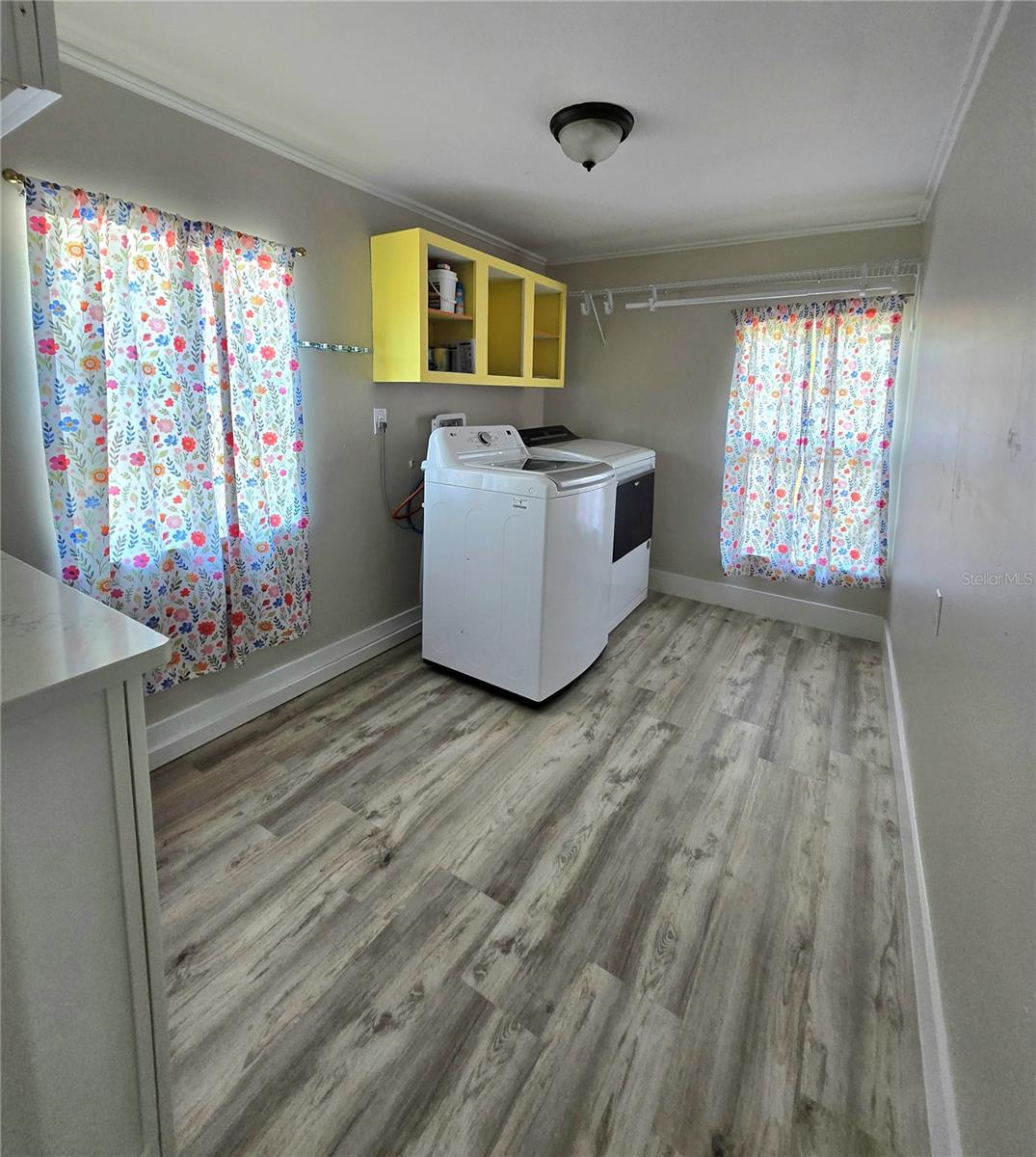 Large walk-in laundry room