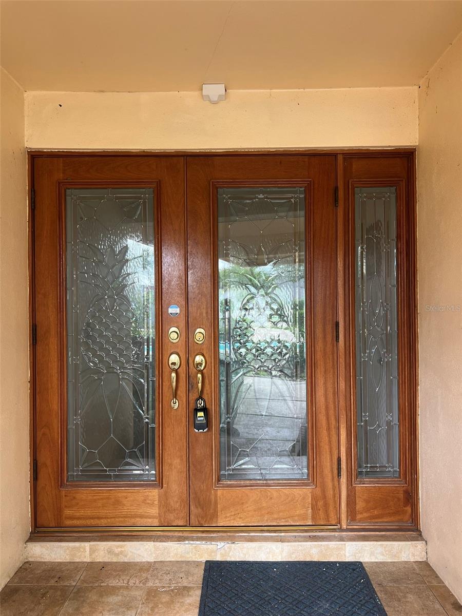 Double Solid Wood Door