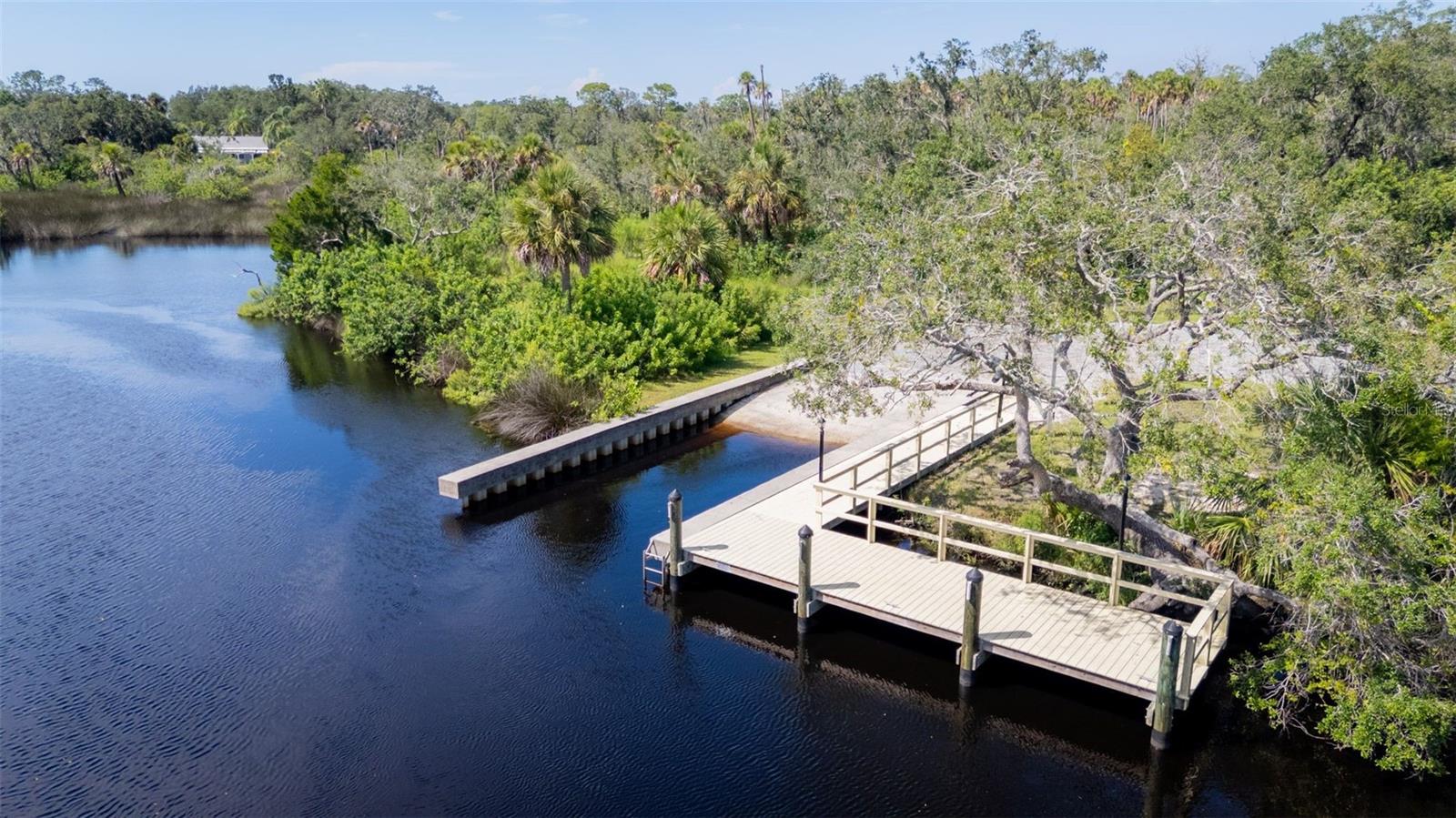 private fishing and boat launch