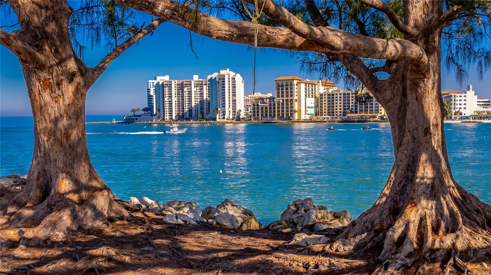 from Sand Key Park across the channel