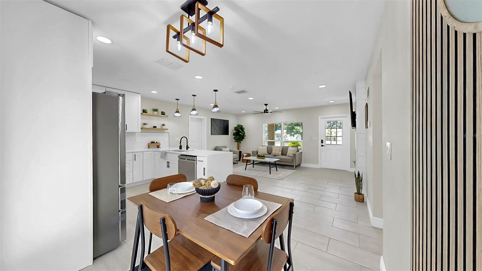 dining to living room