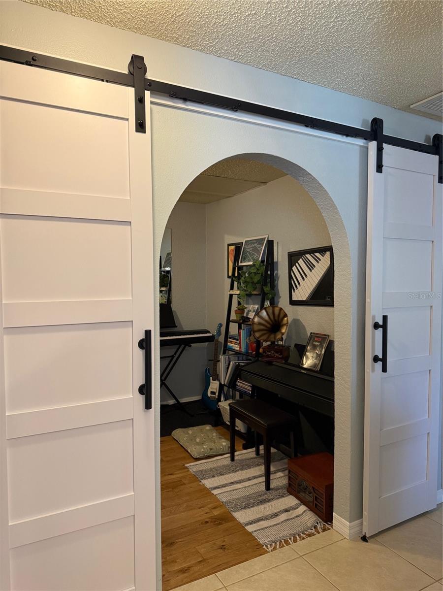 Barn Door Style to Converted Office 5