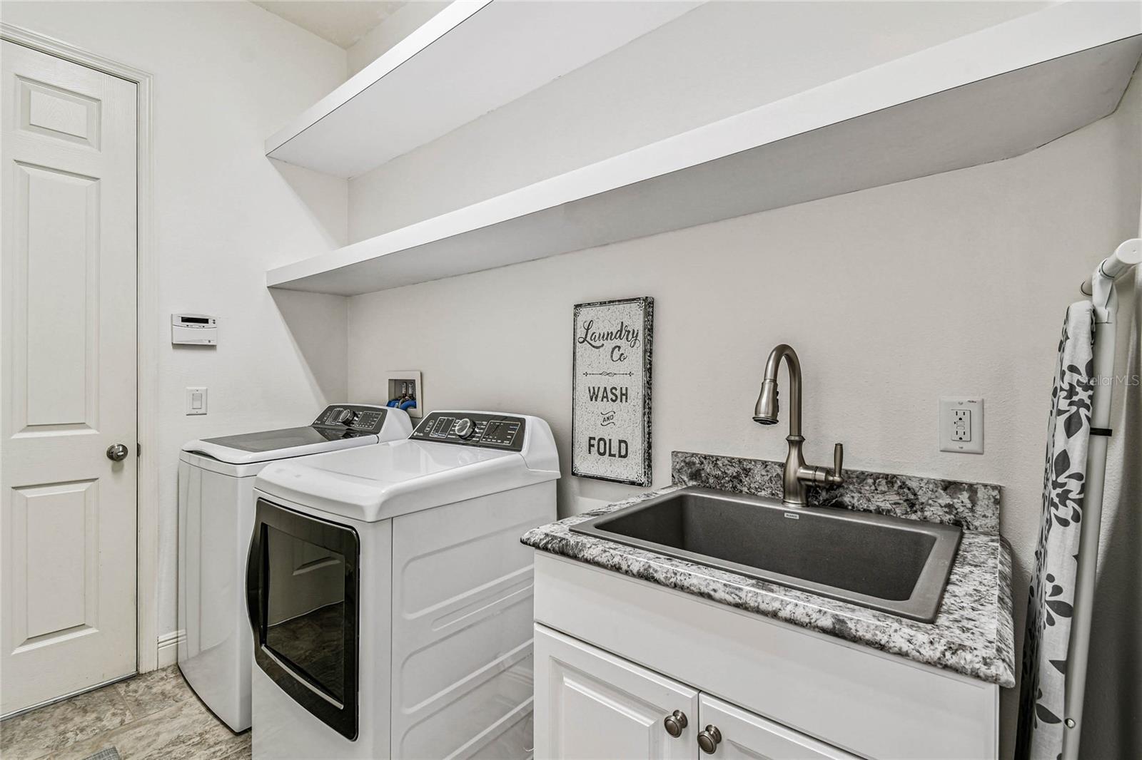 Upgraded Oversized Laundry room
