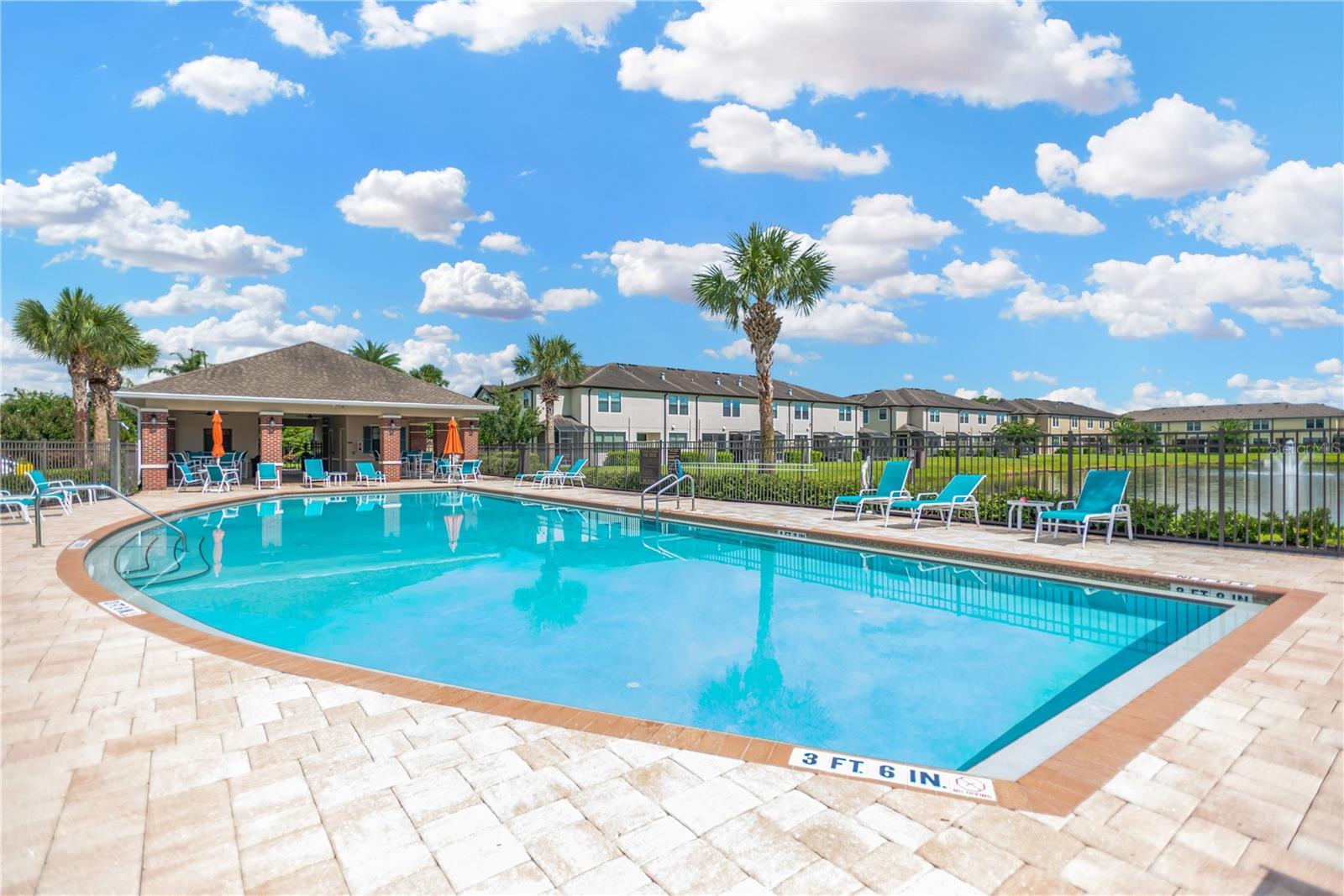 Sparkling Community Pool