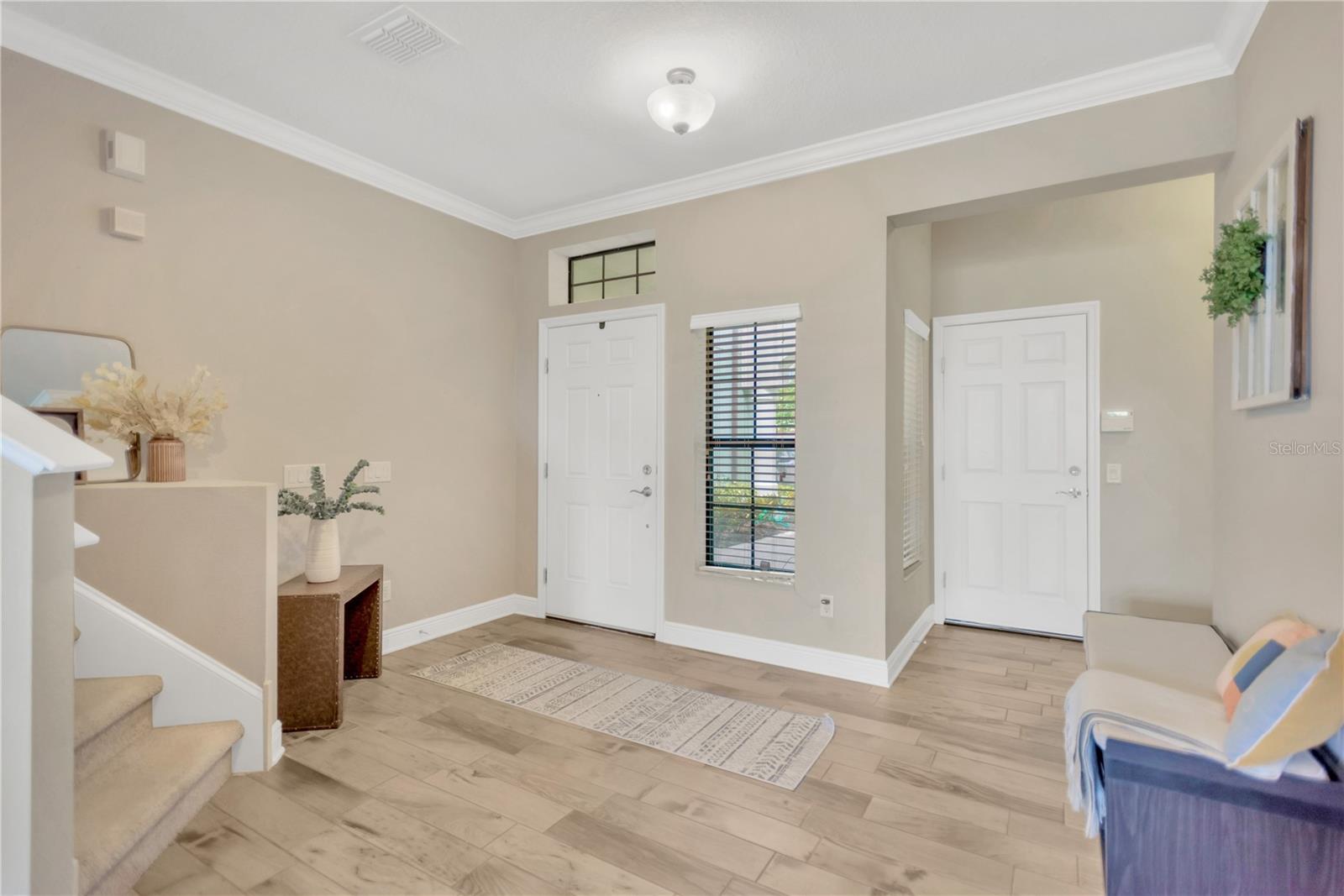 Welcoming front entryway