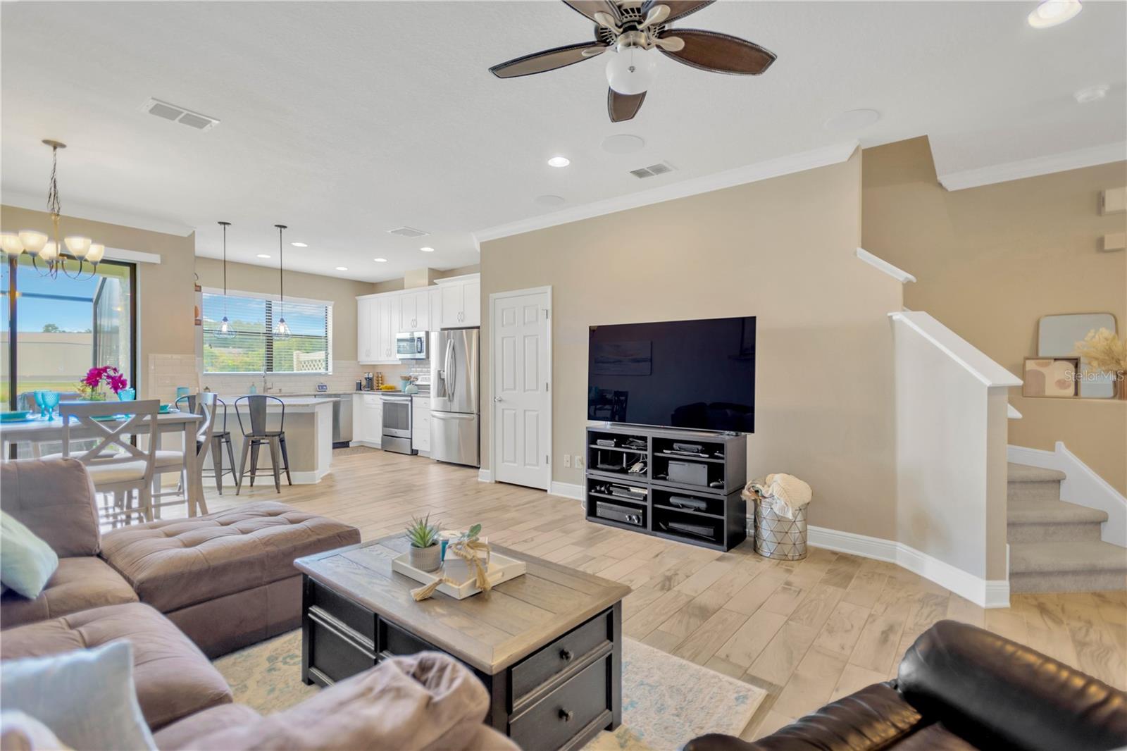 Living Room/Kitchen Open Floor Plan
