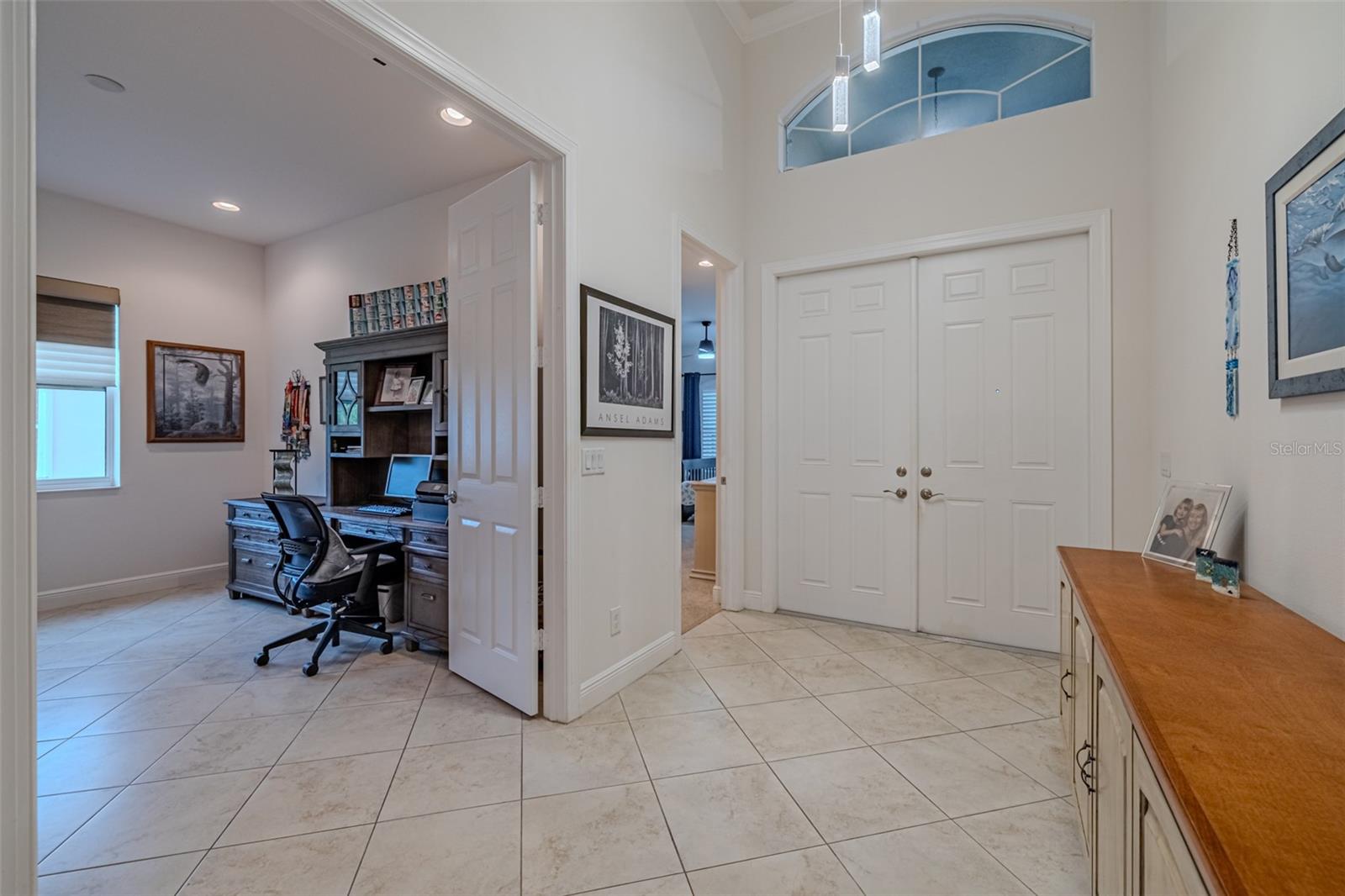 Foyer, Bedroom 3, Office