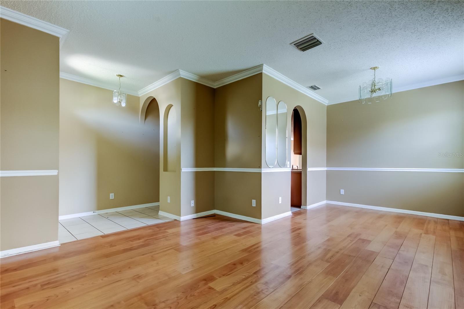 living and dining area