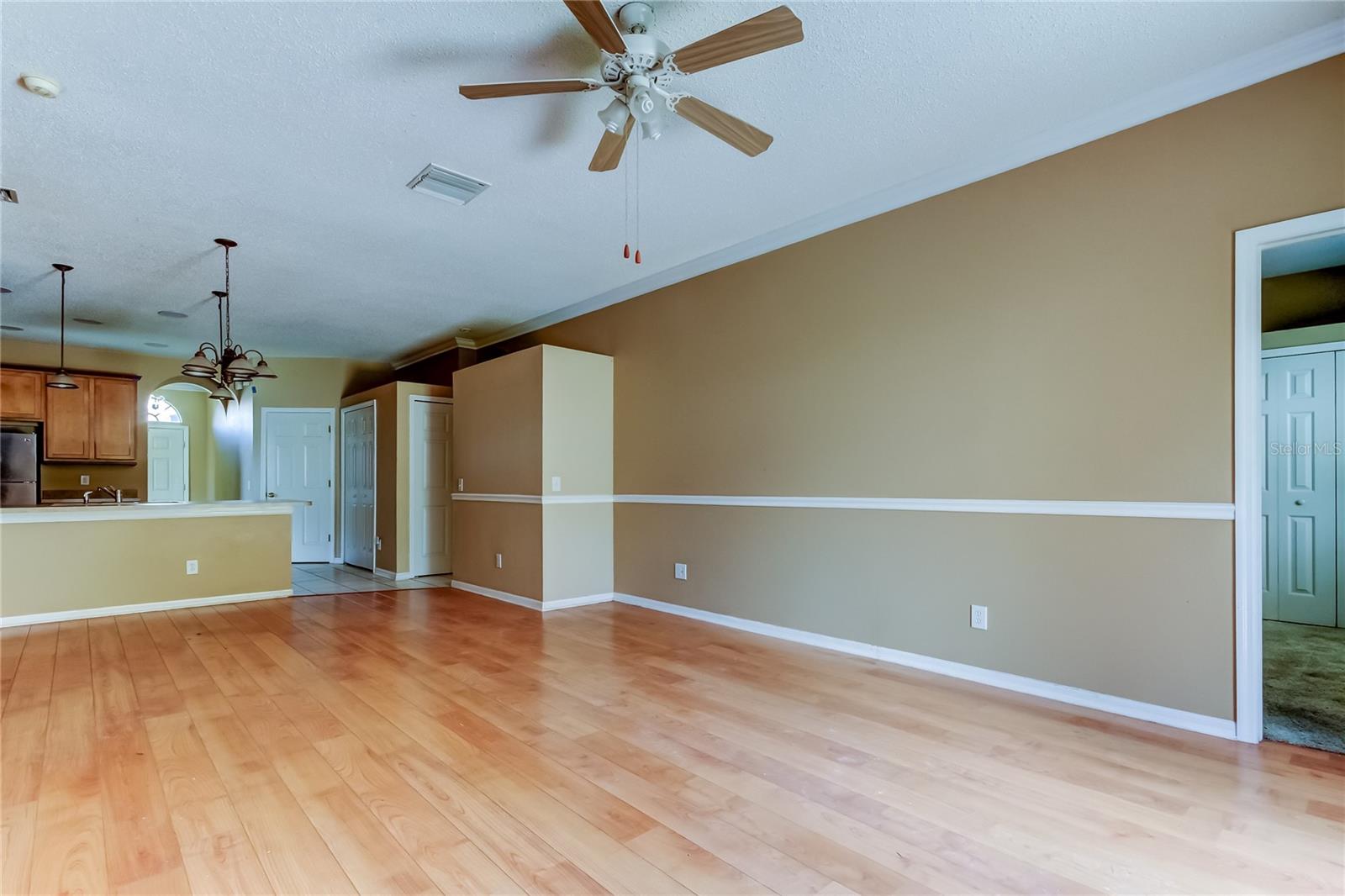 great room from back slider