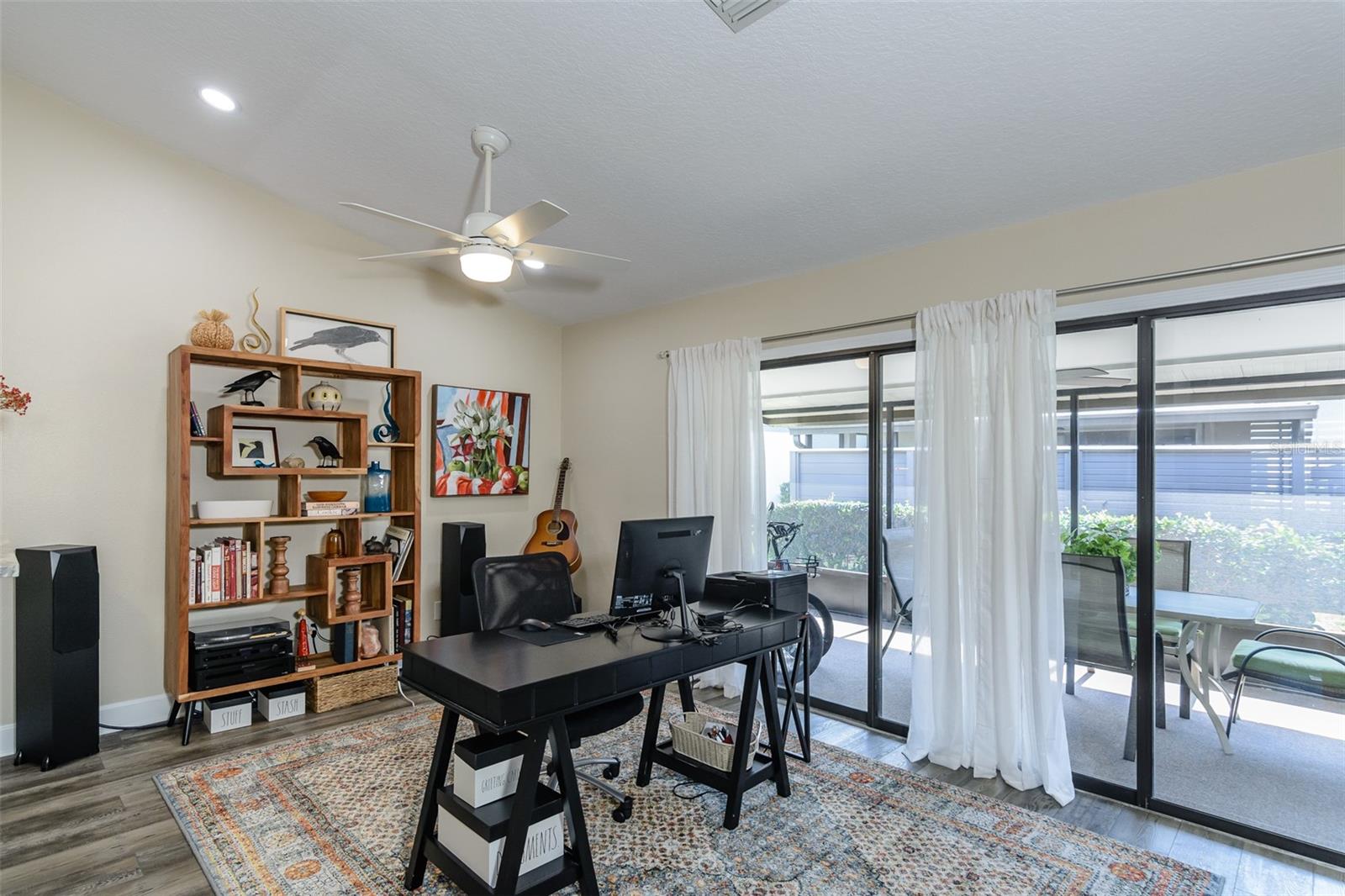 Dining room used as an office