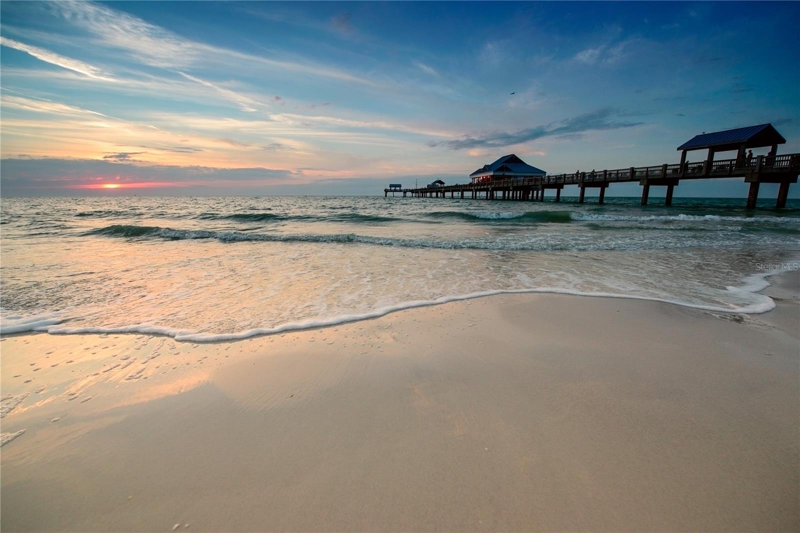 Clearwater Beach within 45 minutes to an hour drive.