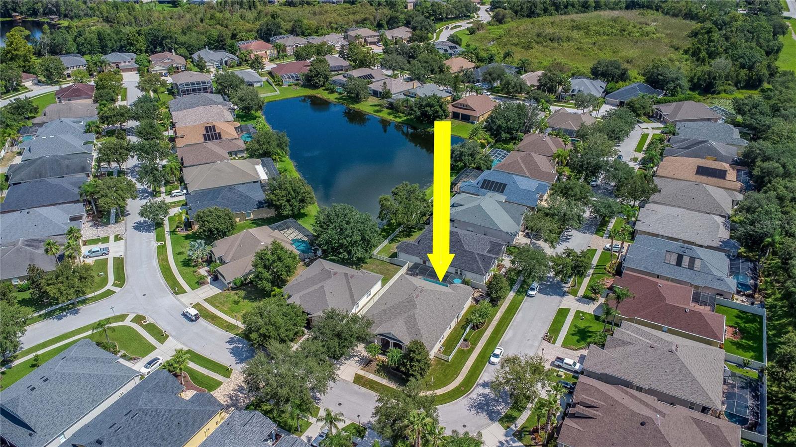 Aerial View of Home - Corner Lot