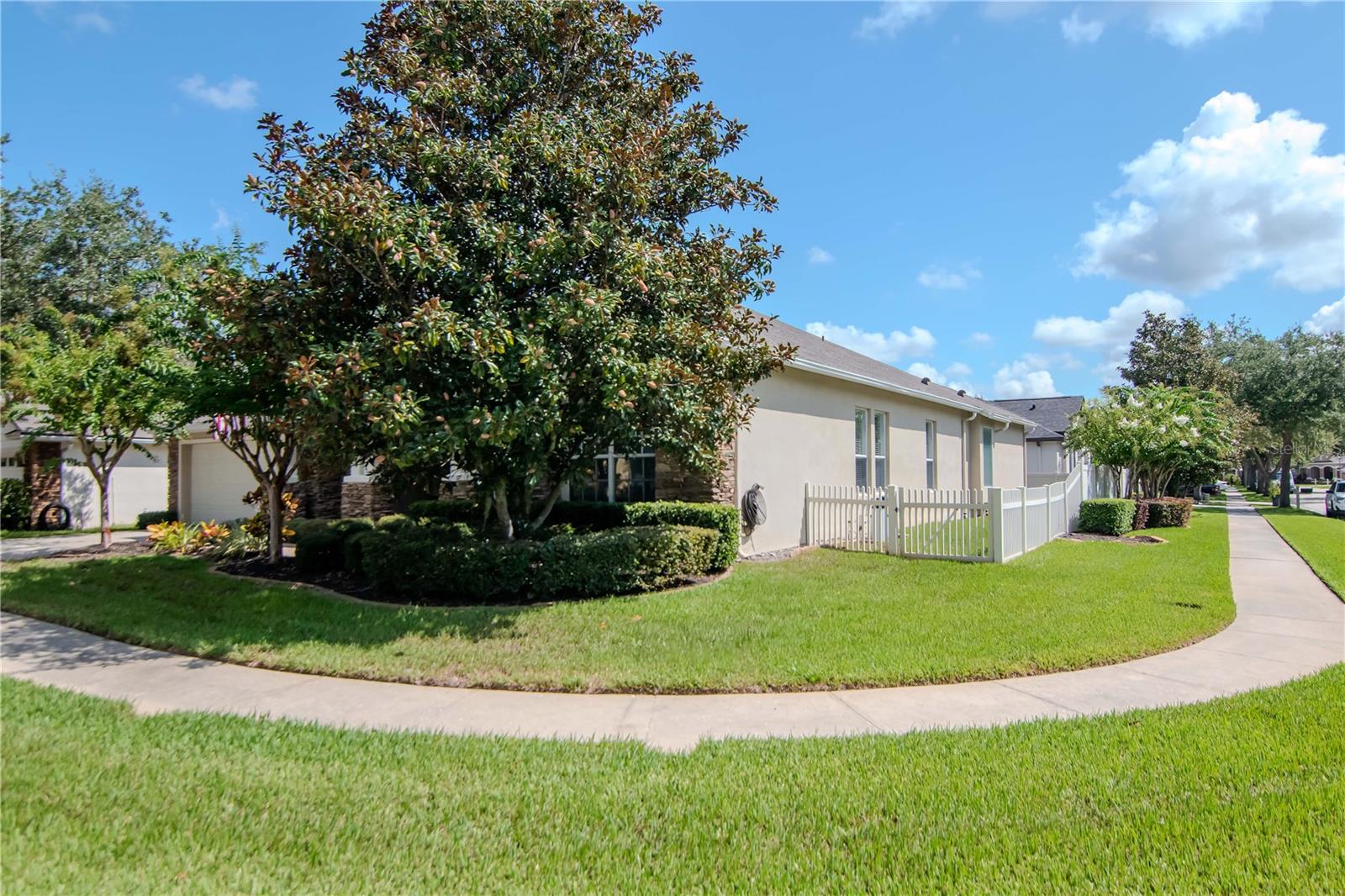 Corner Lot with Sidewalk and Mature Landscaping