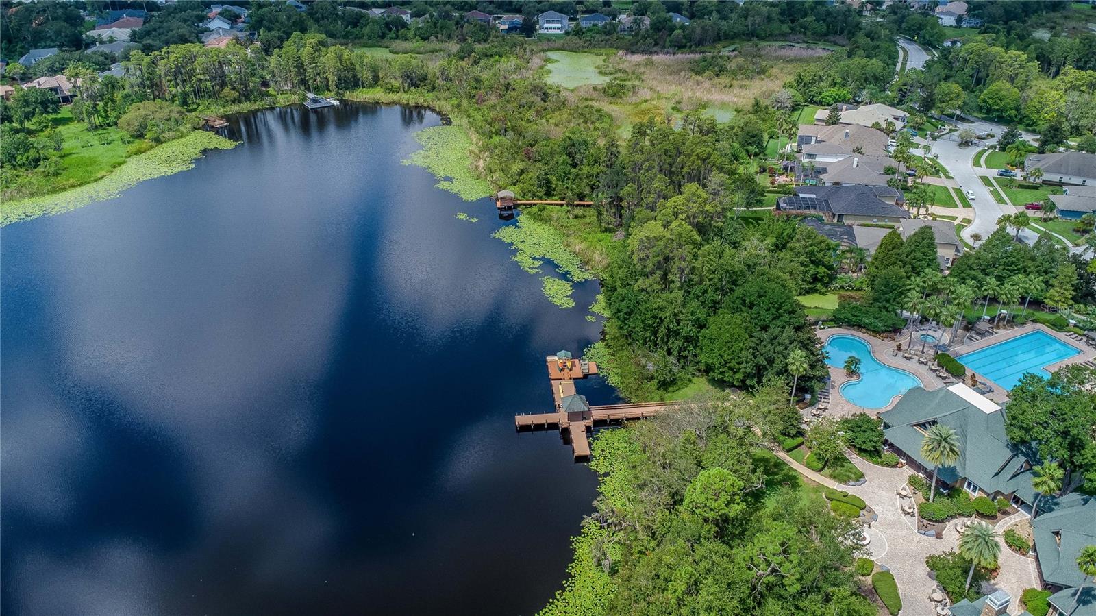 Aerial of WLP Amenities & Waterfront