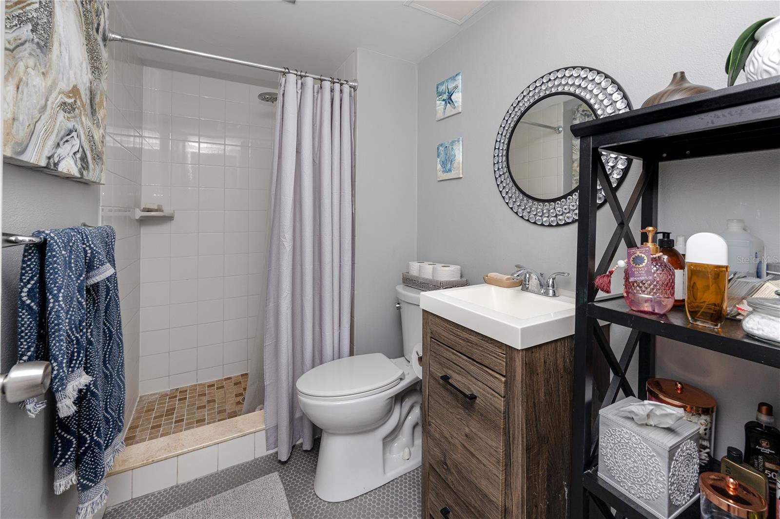 Hallway bathroom