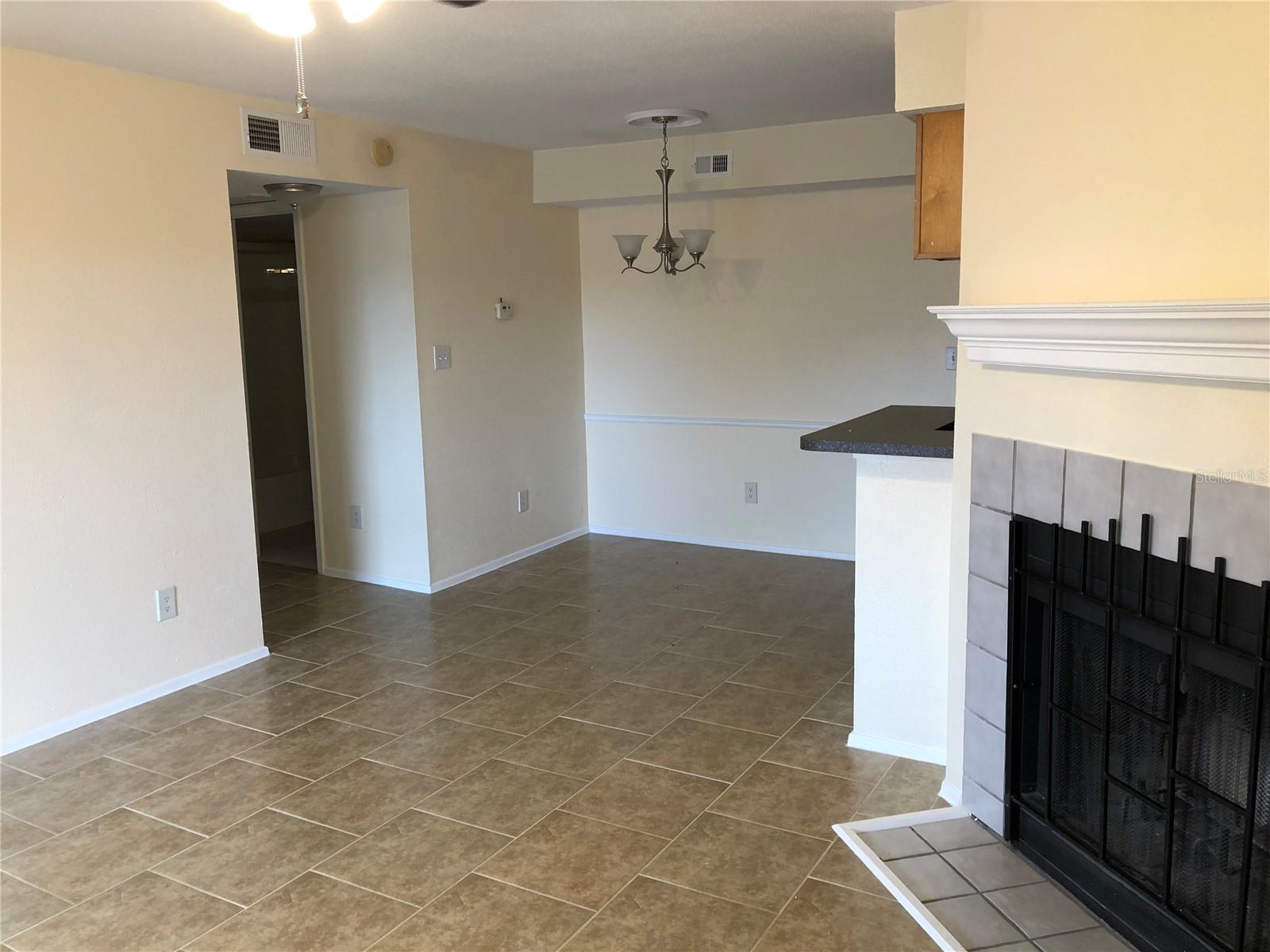 Open Living & Dining Area