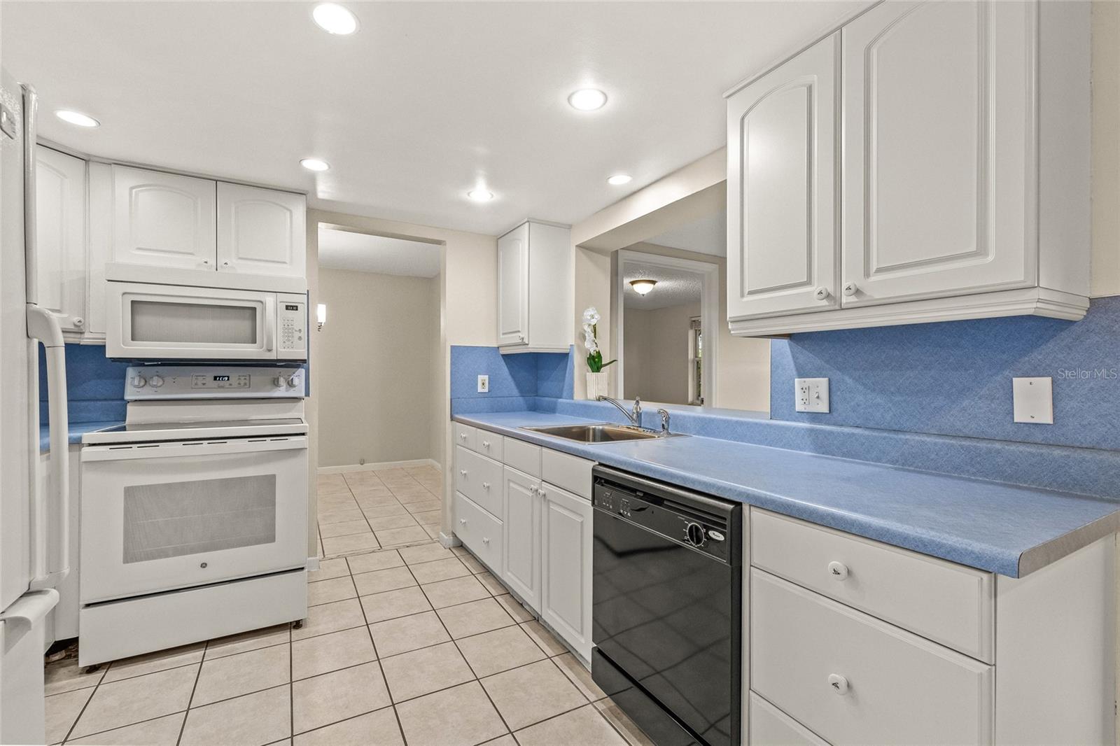 New dishwasher and stove.