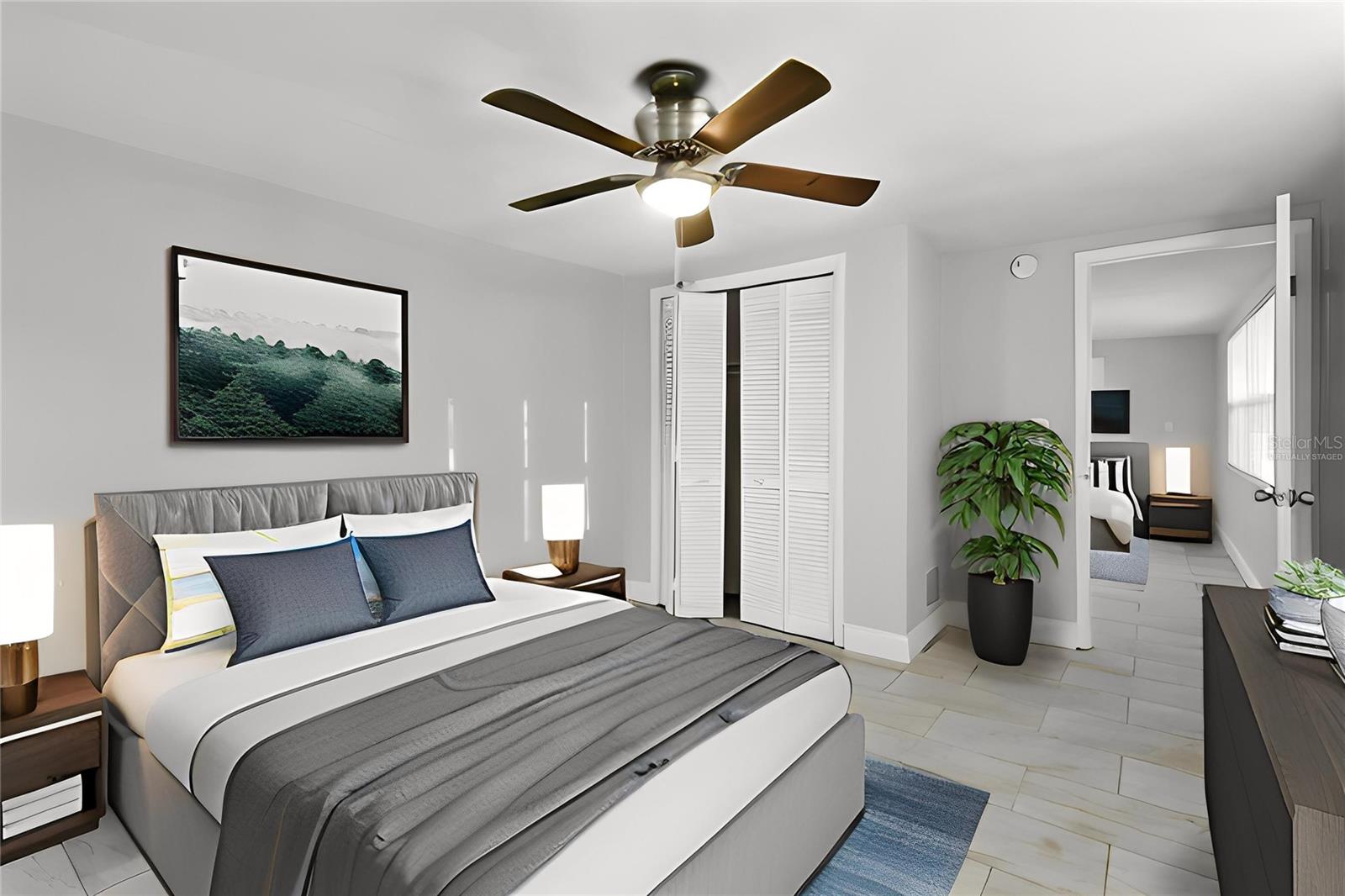 Guest Room 1 Virtually staged