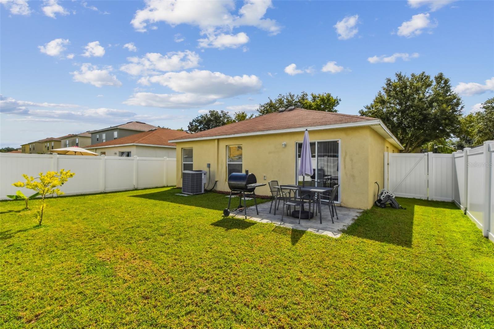 Fully Fenced Backyard