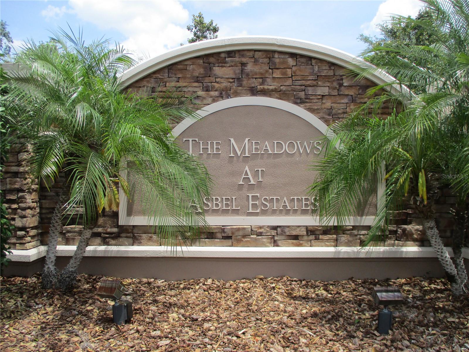 Entry Sign at Specific Community